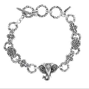 NWT Sterling Silver Elephant Bracelet